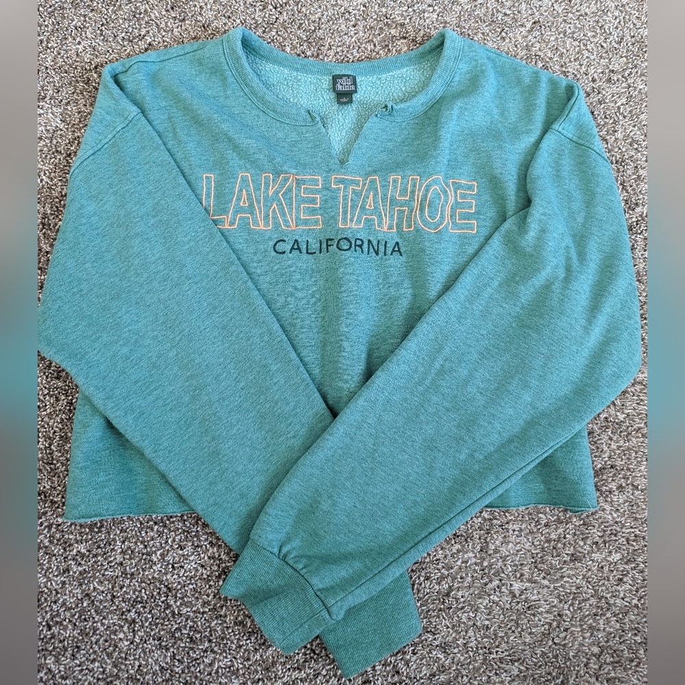 Distressed Neck Pullover